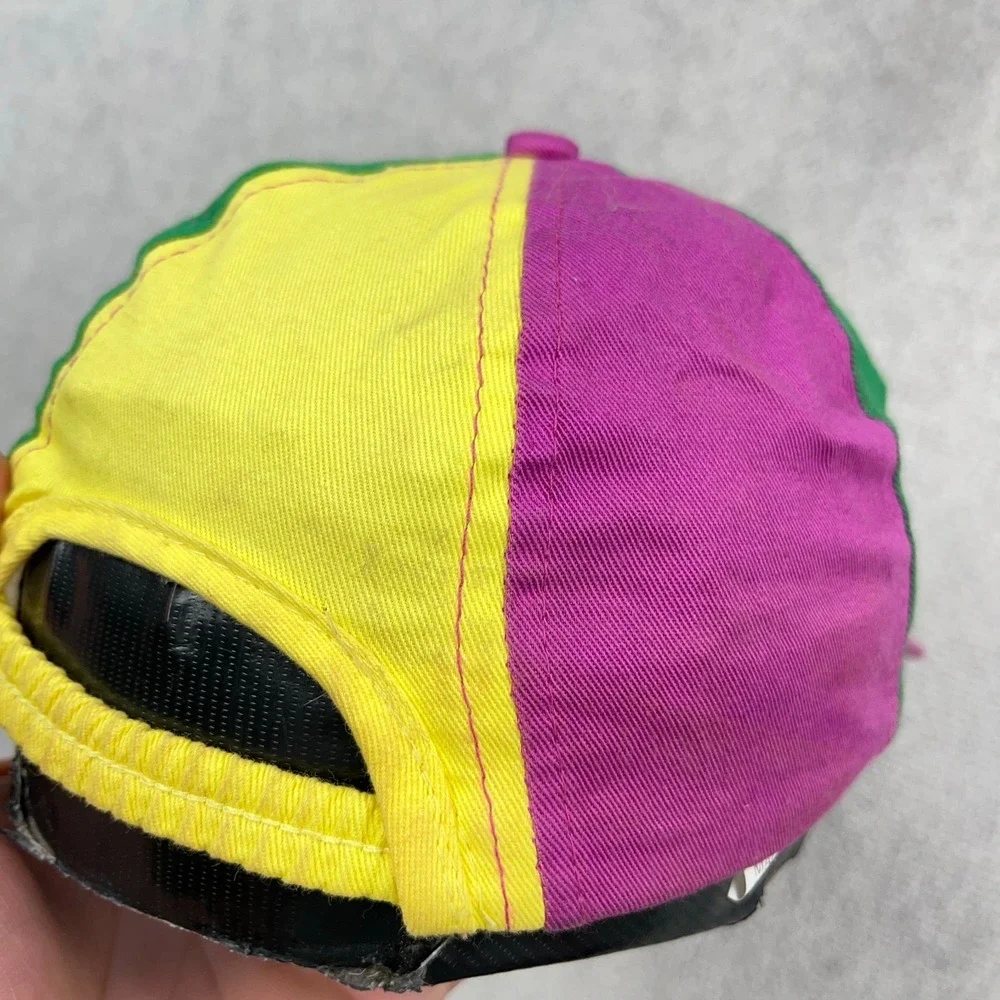 Vintage Barney Hat Youth Kids 4-6 Painter Cap 90s 1992 Lyons Group TV Show Promo